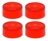 4 Botões Protetor Night Glow Footswitch Pedal Topper red 4 Botões Protetor Night Glow Footswitch Pedal Topper red