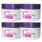 4 Botox Plastica dos Fios Alisamento e Redutor de Volume Capilar Chichair