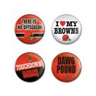 4 Bottons Pins Cleveland Browns NFL
