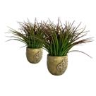 4 Buquês de capim folhagem artificial 39cm planta artificial para artesanato decoração enfeites - DE27065 4 Buquês de capim folhagem artificial 39cm planta artificial para artesanato decoração enfeites - DE27065