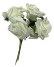 4 buquês mini rosas em eva com 6 rosas em cada arranjo flor 4 buquês mini rosas em eva com 6 rosas em cada arranjo flor