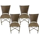 4 Cadeira Vivara Mesa Jantar Estofada Cozinha Fibra Sintética Areia Assento Nude 4 Cadeira Vivara Mesa Jantar Estofada Cozinha Fibra Sintética Areia Assento Nude