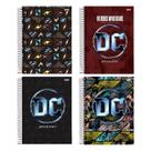 4 Cadernos Espiral 1/4 80Fls DC Comics Capa Dura 4 Cadernos Espiral 1/4 80Fls DC Comics Capa Dura