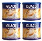 4 CAFÉ COM LEITE Solúvel IGUAÇU Lata 300g 4 CAFÉ COM LEITE Solúvel IGUAÇU Lata 300g