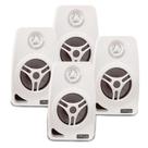 4 Caixa De Som Ambiente Tsr Orion Branca 4 Polegadas 55w 8oh