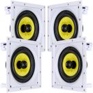 4 Caixa Embutir JBL CI6S Plus Arandela Som Ambient 6p Gesso