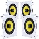 4 Caixa Embutir JBL CI8S Plus Arandela Som Ambient 8p Gesso