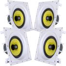 4 Caixa Embutir JBL CI8SA Plus Arandela Som Ambient 8p Gesso