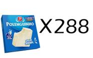 4 caixas de Polenguinho Polenghi Queijo Processado Kit com 288 unidades