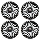 4 calota 15 twister preta crome grand siena punto stilo idea