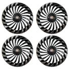 4 calota 15 twister preta crome grand siena punto stilo idea