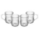 4 Canecas Wolff Classic de Vidro 210ml