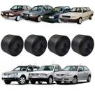 4 Capa Parafuso De Roda Vw Gol Voyage Saveiro Up 17mm 4 Furo