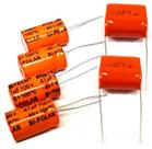 4 Capacitor Bipolar 47x100 e 2 Capacitor Poliester 6m8 250v