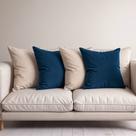 4 Capas Almofadas Veludo Sofa Tons Cores 45x45