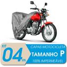 4 CAPAS COBRIR MOTO IMPERMEÁVEL PROTEÇÃO Uv P