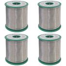 4 Carretel Estanho P/ Solda 40x60 Fluxo Ra 1mm 500g Cobix
