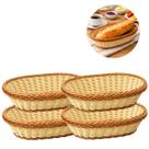 4 Cestos Plástico 24 cm Para Pão Utilidades Domésticas