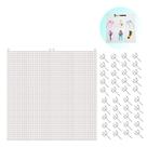4 Chapas Eucatex Perfurado Pegboard Painel 120x120 40 Gancho 4 Chapas Eucatex Perfurado Pegboard Painel 120x120 40 Gancho