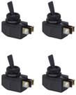 4 Chave Alavanca Unipolar Margirius CS-301D 6A Preta