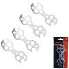 4 Chave Bike Bicicleta Manutenção 10 Em 1 Bocas 8mm A 17mm