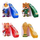 4 Chaveiros Mascotes Esportivos Brasil