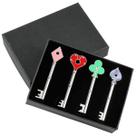 4 chaves 7cm todos os Nipes + Case Resident Evil 2 para colecionadores