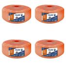 4 Conduítes Conrrugado Tigreflex 25m Laranja Em Pvc 32mm
