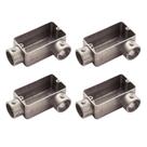 4 Condulete Alumínio LL 3/4 Sieg S/placa S/rosca