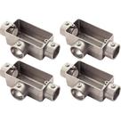 4 Condulete Tipo T 3/4 S/rosca S/placa em Alumínio Sieg