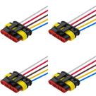 4 Conector 5 Vias Selado com Chicote Automóvel Caminhão Ônibus 4 Conector 5 Vias Selado com Chicote Automóvel Caminhão Ônibus