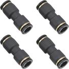 4 Conexão Emenda União Engate Rápido Pneumática Tubo 4mm 4 Conexão Emenda União Engate Rápido Pneumática Tubo 4mm