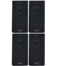 4 Controle Portão Alarme Cerca Elétrica 433,92mhz Tix Pix Garen Ppa Zap Rcg Seg Preto