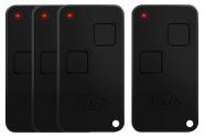 4 Controle Portão Rossi Ntx 433 Dz Nano Atto Dz3 Dz4 Bv Nano com Clip de Fixação