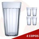 4 Copo Americano Long Drink Nadir 345ML Caipirinha Chopp