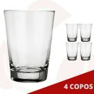 4 Copo de Vidro Caldereta 350ML Nadir Cerveja Drinks Bar Amigos