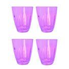 4 copos de acrílico 400 ml Para Agua Suco Refrigerante Cerveja Long Drink Refrescante Mesa Posta