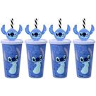 4 Copos Stitch p/ doces Aniversário Lembrança Festa Infantil
