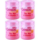 4 Creme Hidratante Pé Mãos Rachadura Sebo De Carneiro 200g 4 Creme Hidratante Pé Mãos Rachadura Sebo De Carneiro 200g