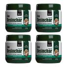 4 Cremes Massagem Drenante Lisa Desinchar Fresh Biosoft 120g