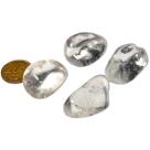 4 Cristal Grande pedra Rolado com 3 cm aproximadamente