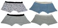 4 CUECA BOX BOXER INFANTIL KIDS ALGODÃO MENINO Conforto Qualidade