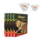 4 Cxs Filtro café coador 103 TNT Reutilizavel 4 Cxs Filtro café coador 103 TNT Reutilizavel