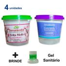4 Desumidificador Ambiente Secar Antimofo Perfumado Casa Evita Mofo Lavanda Neutro 130g + Envio Já