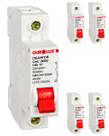 4 Disjuntor Monopolar 50 Amperes Curva C Ourolux