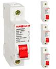 4 Disjuntor Monopolar 63 Amperes Curva C Ourolux