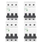 4 Disjuntores Schneider 63A 3P Curva C Automático 415V
