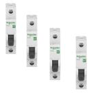4 Disjuntores Termomagnético Easy9 1P 50A 6kA 230V