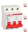 4 Disjuntores Tripolar 63 Amperes Curva C 4ka Ourolux