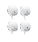 4 Dispenser Para Papel Higienico Rolão Premisse Velox Branco